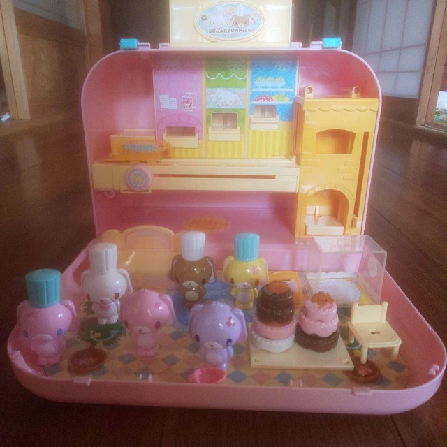 Sanrio Sugarbunnies Cake Shop Doll House TAKARA TOMY working vintage rare toy Sanrio Sugarbunnies Cake Shop Doll House TAKARA TOMY working vintage rare toy