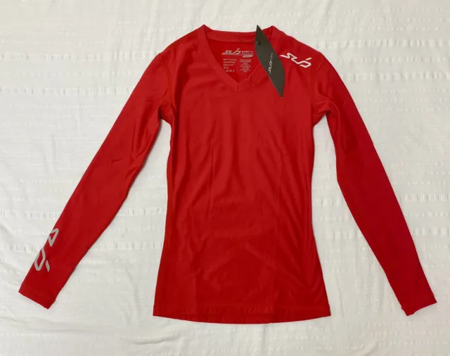Sub Sports Cold Women’s Red Compression Top Shirt Thermal Baselayer Size X-Small