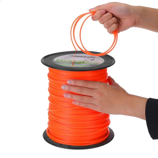 Filo Per Decespugliatore In Nylon E Acciaio - 2.0 Mm, 25 M, Resistente, Per Taglio Erba E Potatura