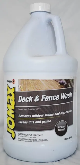 Zinsser Ready-to-Use Jomax Deck and Fence Wash Liquid 1 gal. for Wood/Composite
