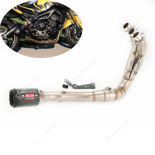 FOR YAMAHA MT09 XSR900 Tracer 9 20212024 Exhaust System Muffler Pipe