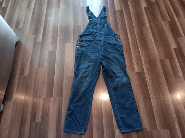 Old Navy women's size 16 Tall denim overalls blue color