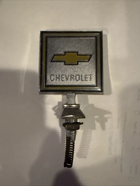 Bamboli Burgundy & Silver Hood Emblem – 1980-1990 Chevy Caprice, Chevy Front Emblem
