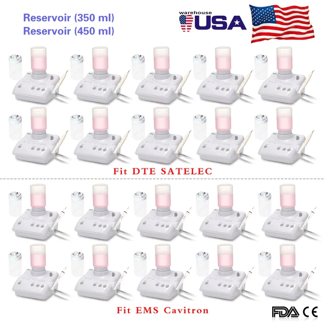 1-10X Dental Portable Ultrasonic Piezo Scaler Handpiece Tips Bottles Fit EMS DTE