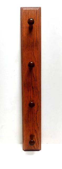 Hook Rack Hanger Coat Hat Wall Mount 4-Peg