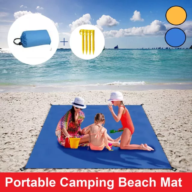 Extra Large No Sand Beach Mat Rug Picnic Blanket Waterproof Camping Travel 1Pack