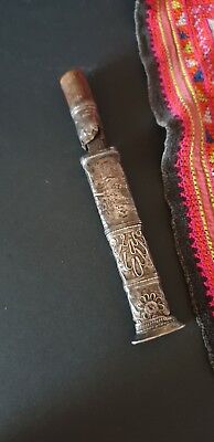 Old Burmese Dha Dagger with Silver Sheath …beautiful collection piece 2