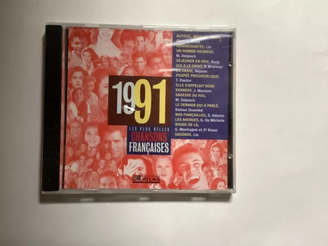 CD Les plus belles chansons Francaises 1991 album 14 titres