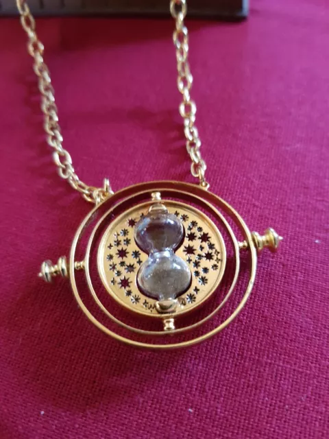 Harry Potter Hermiones Time Turner With Display Box H with Chain 18"