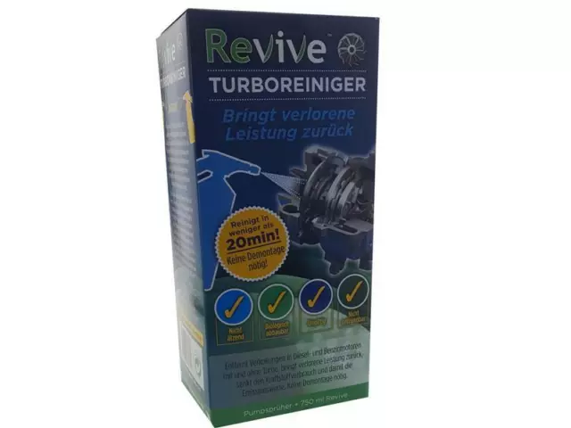 Revive Turboreiniger TURBO Reiniger Cleaner Das Original Komplettpaket 750ml