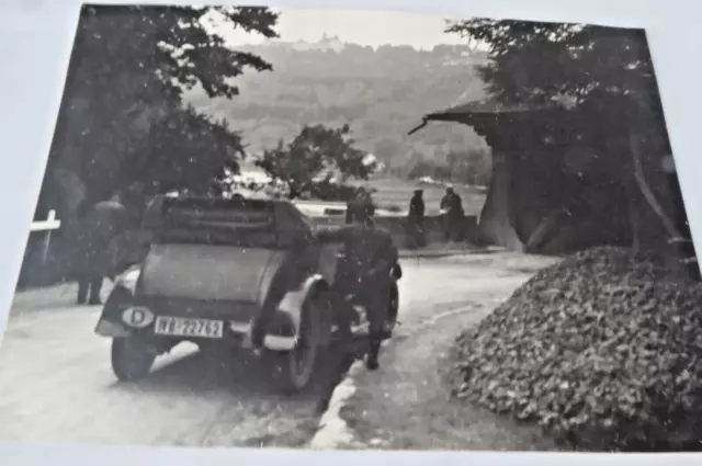 Foto 11 x 8 cm 1932,  Archenbrücke Langenburg-Bächlingen