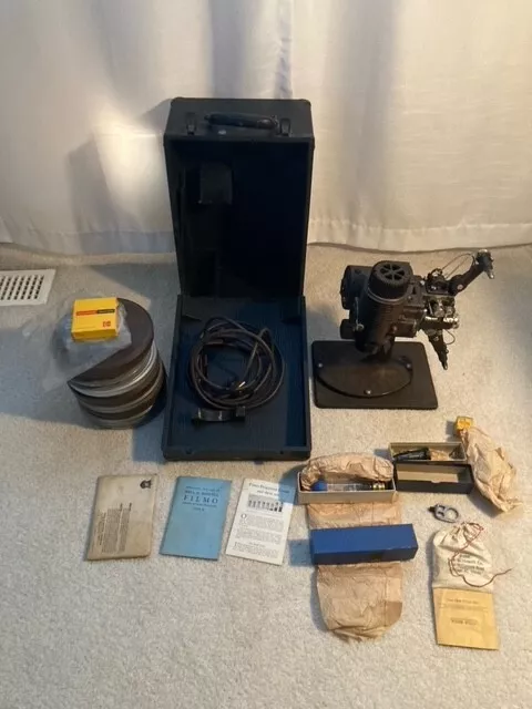 Bell & Howell Filmo Type 57 16mm Projector - Spare Bulb, Oil Bottle VGC!!