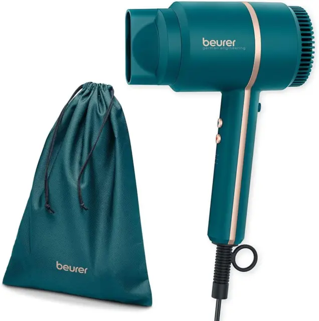 Beurer HC 35 Ocean Sèche-Cheveux Compact Avec Fonction Ionique Pour Des Cheveux