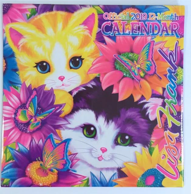 LISA FRANK NEW 2019 Calendar 16 Month Wall Hanging Year Contemporary ...