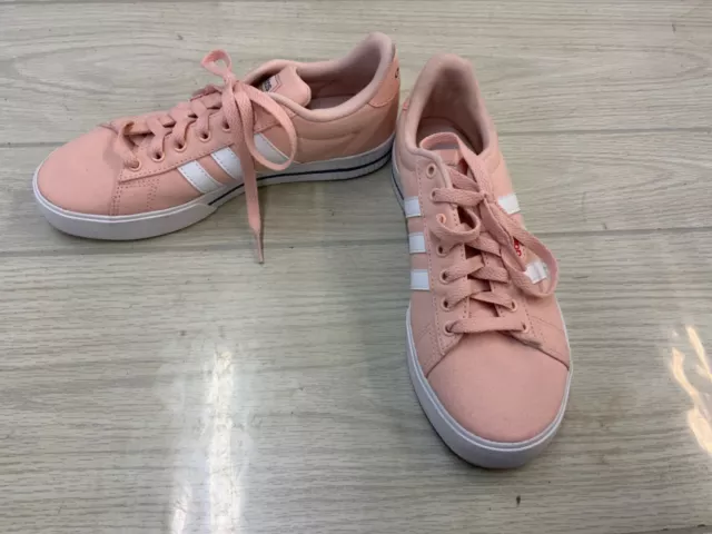 adidas Kids Daily 3.0 Skate Shoes, Big Kid's Size 6 M, Light Pink MSRP $50