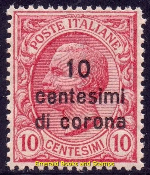 EBS Italy 1919 - Occupation of Trentino & Trieste  - Unificato TE 4 - MNH** - $8