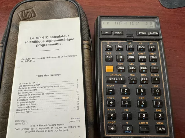 Calculatrice Hewlett Packard HP-41CV