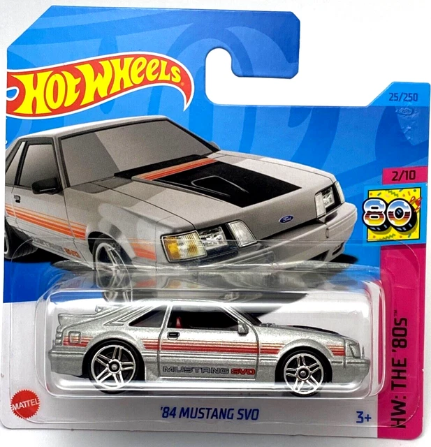 '84 FORD MUSTANG SVO Silver Hot Wheels HW The '80s 2023 25 Short Card 9.99 PicClick '84 FORD MUSTANG SVO Silver Hot Wheels HW The '80s 2023 25 Short Card 9.99 PicClick