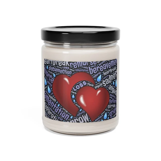 Vela de soja perfumada, 9 oz