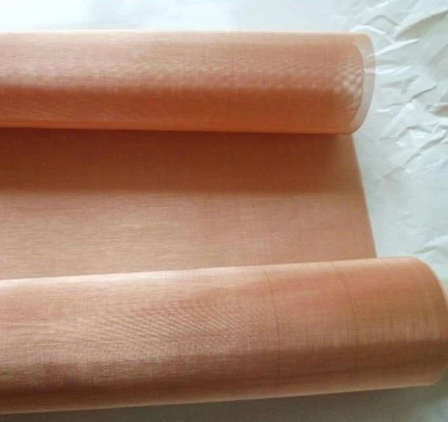 13" x 40" 99.9% Pure Copper Filter Coarse Dense Gauze Mesh #200