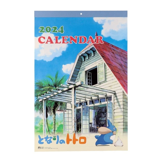 STUDIO GHIBLI MY Neighbor Totoro Calendar 2024 Monthly Wallmounted 13