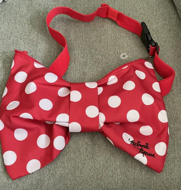 Disney Minnie Mouse Fanny Pack Red White Polkadots Mickey Park Disney Christmas