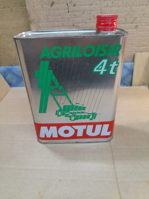Ancien Bidon Métal Vide Aetna Motor Oil 1 Livre - Pièce De Collection Rare USA