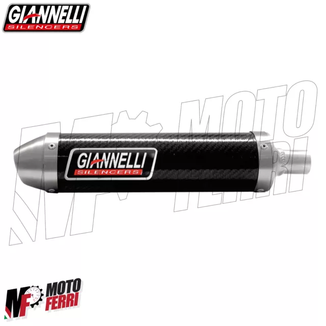 MF2987 - Silencieux GIANNELLI Carbone DM 22 Silencieux Universale Moto 2T 4T 2