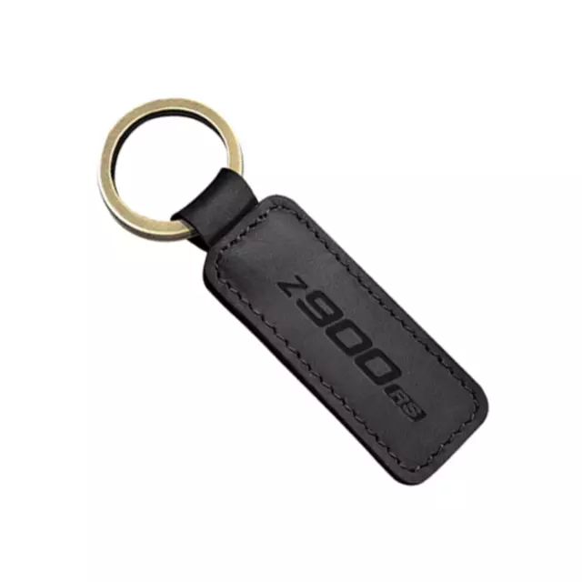 Key Ring Keychain Leather Gift Motorcycle Accessories Black for Kawasaki Z900 RS