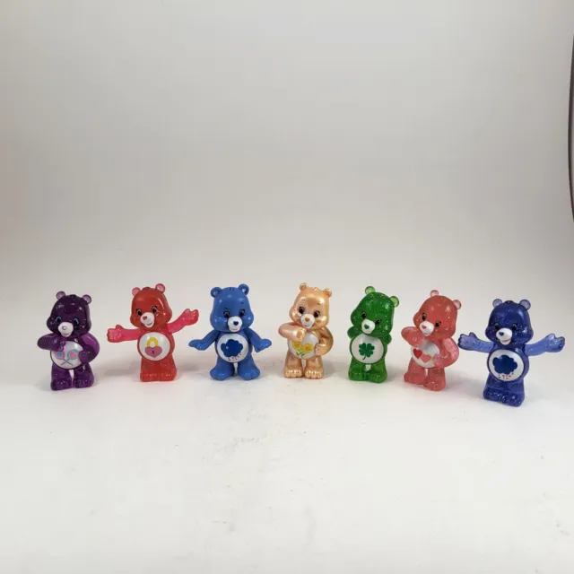 Vintage Care Bears Lot Of 7 Cuties Bear Figures  Figurines