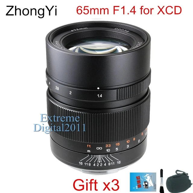 Objectif Zhongyi Mitakon SpeedMaster 80mm F/1.6 - Monture Hasselblad XCD - Neuf