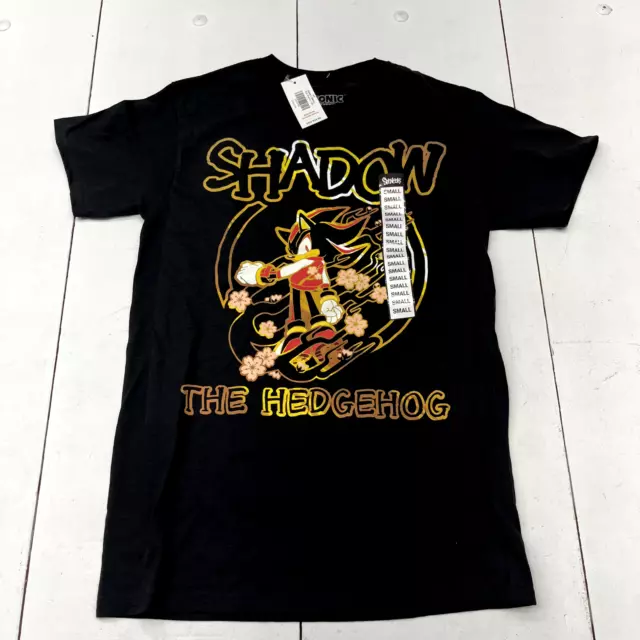 Sonic The Hedgehog Black Shadow Graphic Print T-Shirt Unisex Adult Size Small