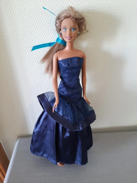Barbie Le Fil Poupée annequin Articulée en Cobinaison Bustier Disco