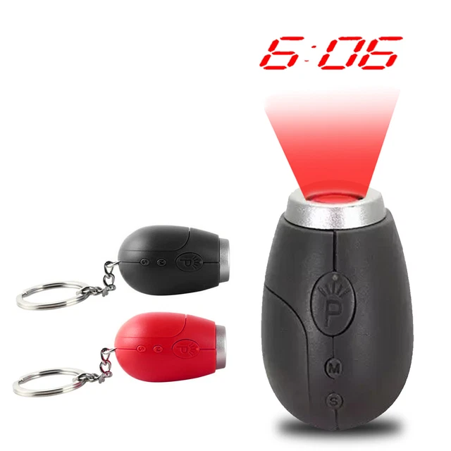 Newest LED Digital Projection Alarm Clock Portable Temperature Time Projector