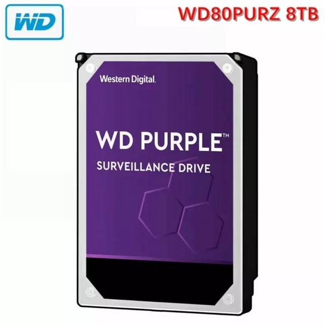 WD 1TB 2T 3T 4TB HDD Blue PC Purple Surveillance Hard Drive Western Digital 3.5"