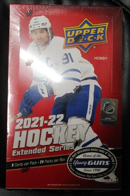 2021-22 Upper Deck Extended Series Hockey Factory Sealed Hobby Box Young Guns!