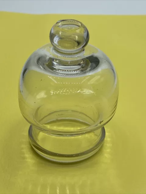 Antikes Arzt Aderlass Glas Schröpf Glas #25
