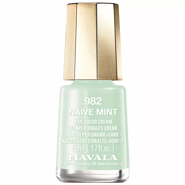 Mavala Breathable Mini Nail Polish - Naive Mint (982) 5ml