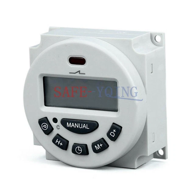 LCD DC12V/AC110V/220V DIGITAL Weekly Programmable Power Timer Time