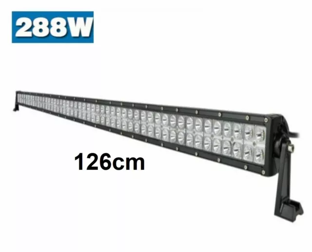 Barre LED 132cm 52'' 675W Rampe LED Spot et Flood Bar a LED 12V 24V Étanche  Projecteur LED Longue Portée Feux Phare de Travail A116 - Cdiscount Auto