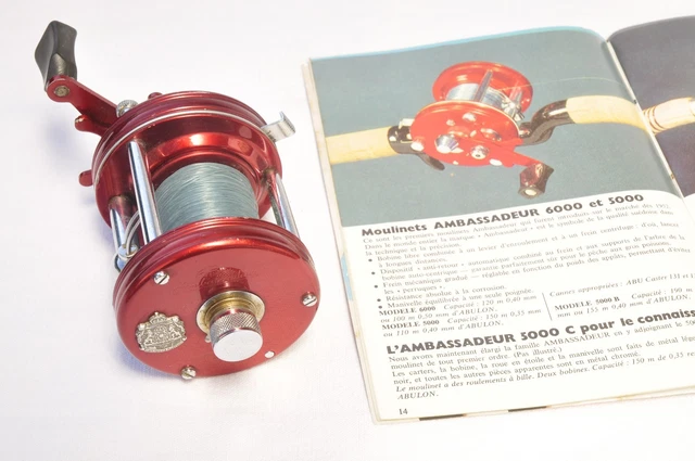 Lot Pièces Internes Abu Garcia Ambassadeur 55 – Moulinet Toupie Vintage (Suède)