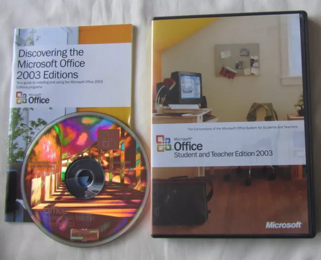 MICROSOFT OFFICE 2003 Student & Teacher, Excel, Word, PowerPoint
