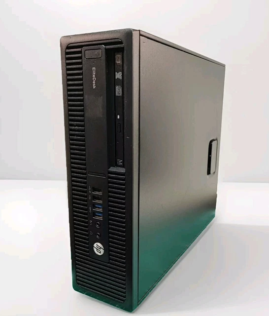 HP EliteDesk 705 G1 Desktop Computer Bundle with Fast AMD A6 Pro 3.5GHz Processor 8GB of RAM 256GB SSD DVD-RW Wifi with a 19 LCD and Windows 10 Professional-Refurbished