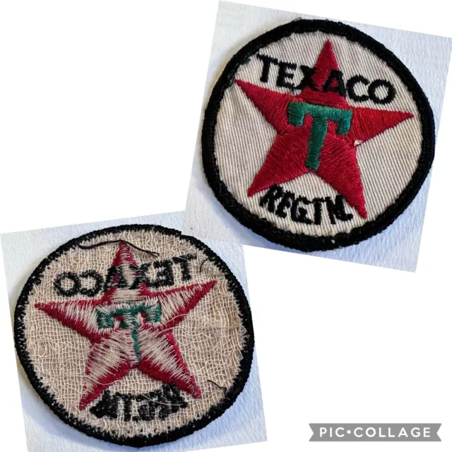 Vintage Texaco Oil Gas Attendant Uniform Jacket Shirt Hat Texaco Gasoline Patch