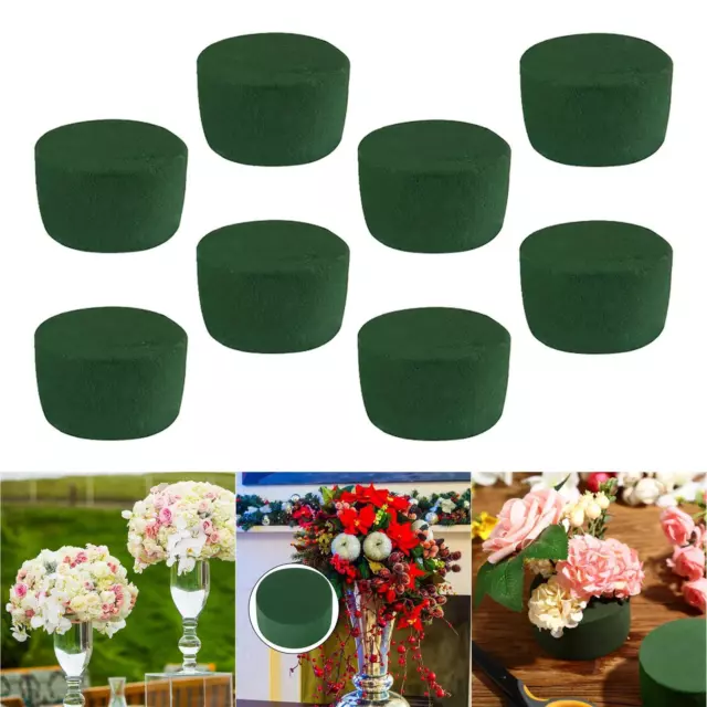 16packs Foam Rounds In Bowls Diy Flower Arrangement Kit Green