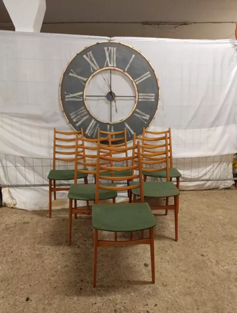 Stuhl 60er Sprossen Stühle Wirtschaftswunder Dänisch Vintage Midcentury Loft