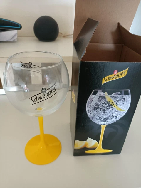 Grand Verre Schweppes Sur Pied (lot de 4)