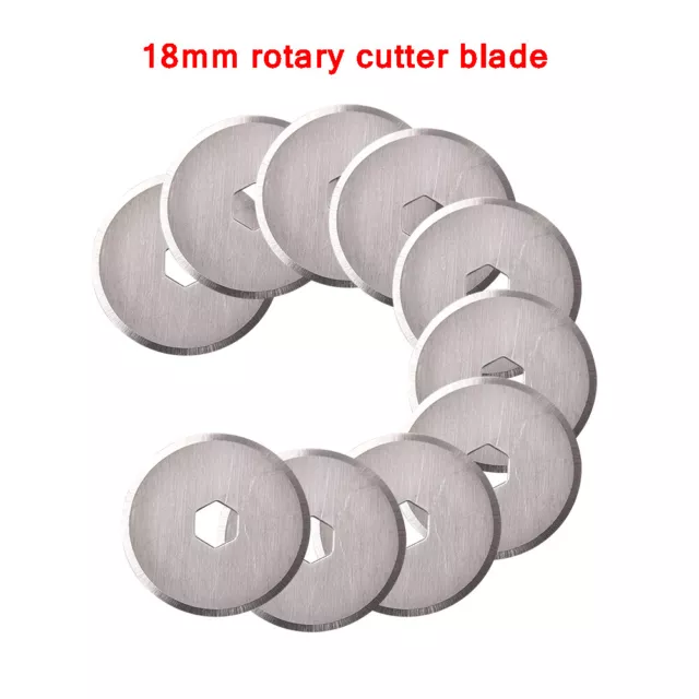10Pcs 18mm Rotary Cutter Supplementary Blade, Clover Replacement Blade