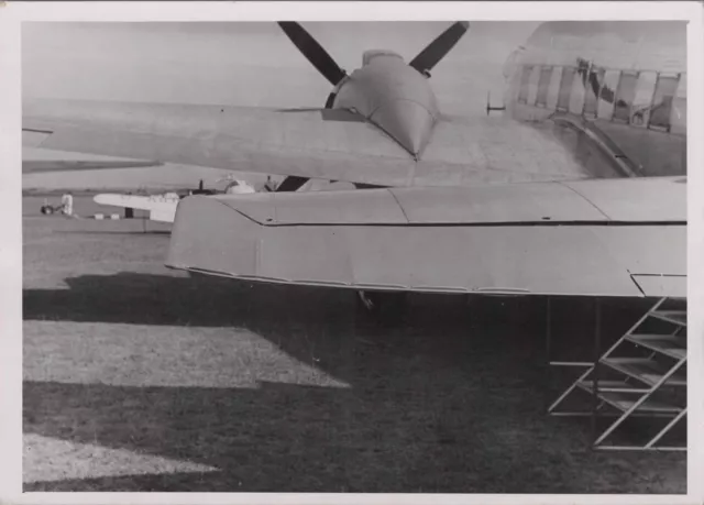 Vickers Valetta Wing Original Vintage 1947 Press Photo Raf 1