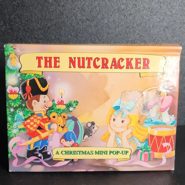 THE NUTCRACKER CHRISTMAS Mini Pop Up Book 1999 Landolls 5" x 4" 9.00